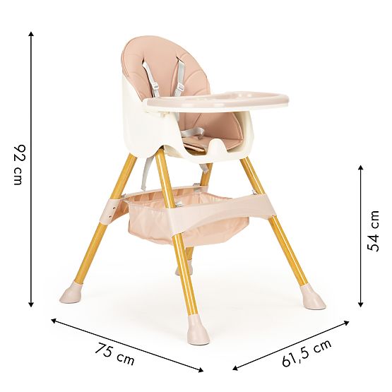 Chaise haute pour enfants 2 en 1 ECOTOYS