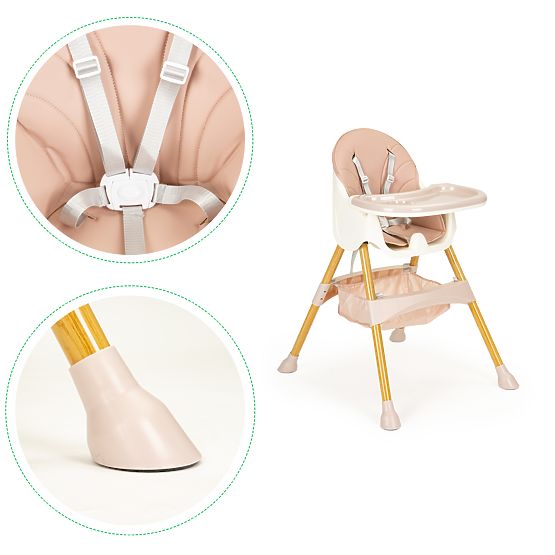 Chaise haute pour enfants 2 en 1 ECOTOYS
