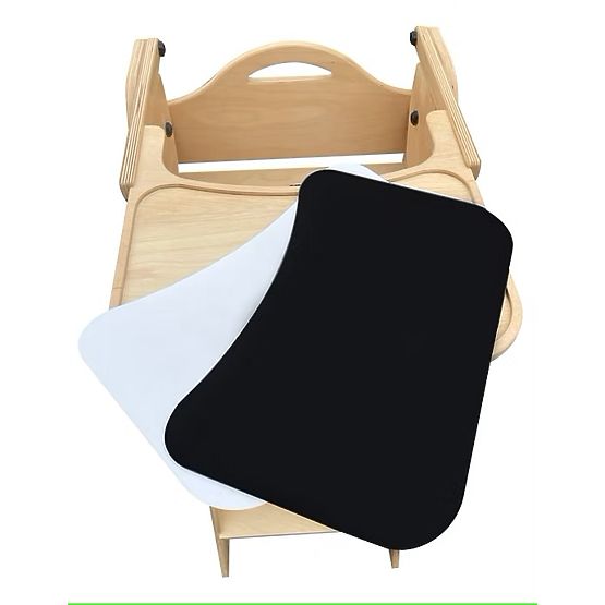 Chaise haute pour enfants et tour d'apprentissage 2 en 1 - naturel