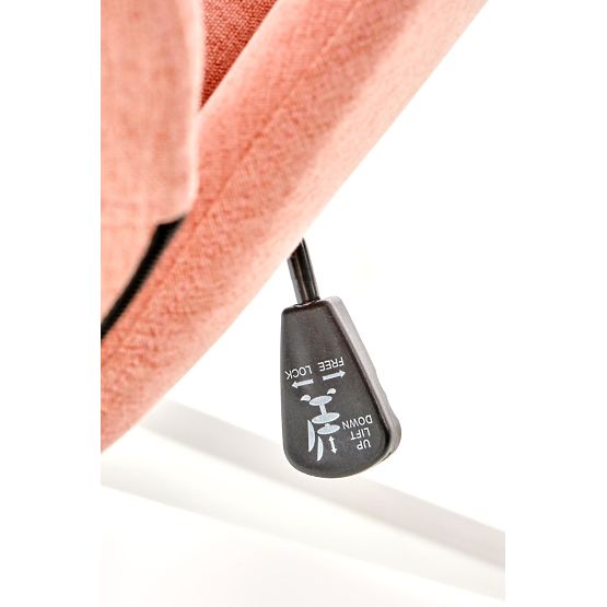 Chaise pivotante enfant Falcao - rose