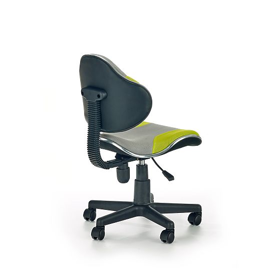 Chaise pivotante enfant Flash - gris-vert