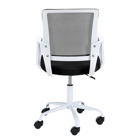 CHAISE PIVOTANTE FD-6 BLANC / NOIR