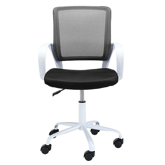 CHAISE PIVOTANTE FD-6 BLANC / NOIR