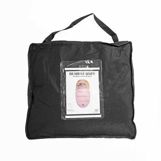 Chancelière d'hiver pour poussette Mouse - vieux rose