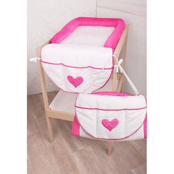 Changer dessous et sac 2v1 minky rose