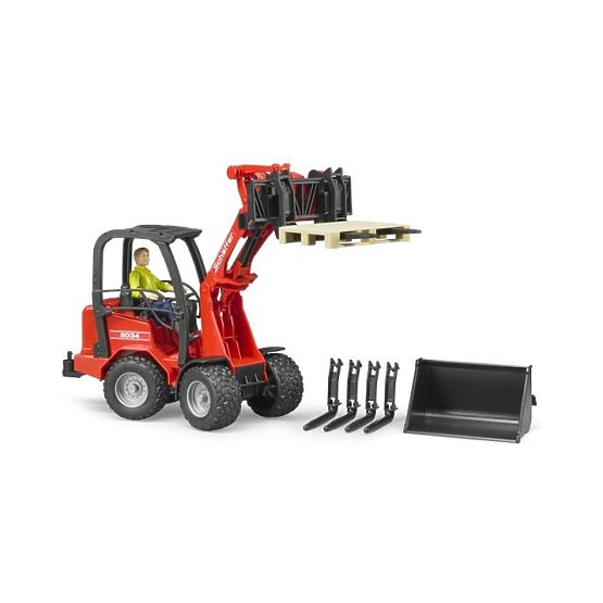 Chargeur rouge SCHÄFFER 2034 Bruder avec figurine et accessoires