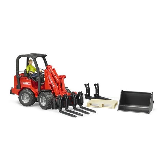 Chargeur rouge SCHÄFFER 2034 Bruder avec figurine et accessoires