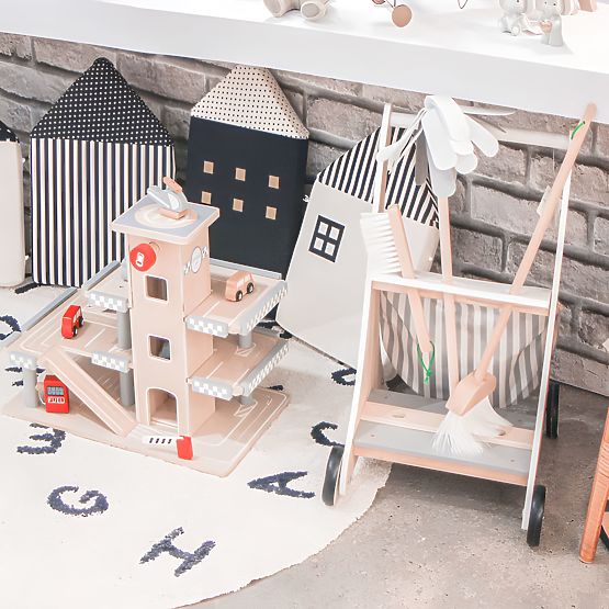 Chariot de nettoyage en bois ECOTOYS