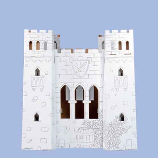 Château d'enfant en carton Mystery