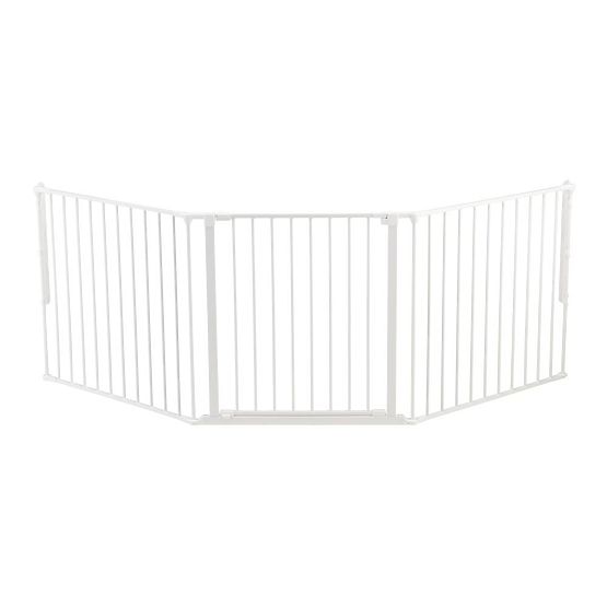 Cheminée barrière Baby Dan FLEX L -blanc