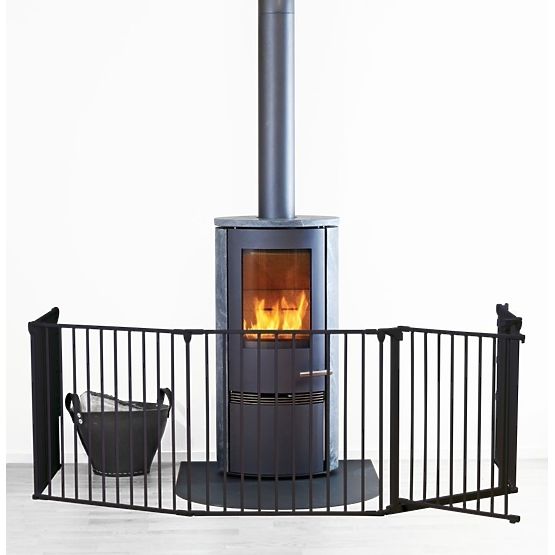 Cheminée barrière Baby Dan FLEX XL - noire