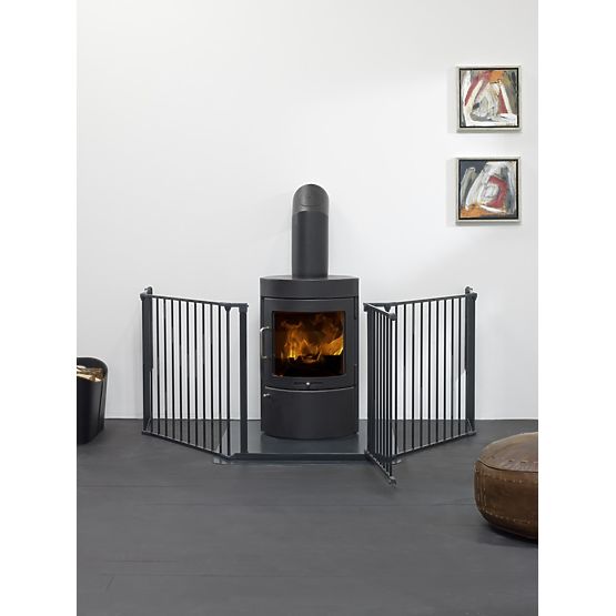 Cheminée barrière Baby Dan FLEX XL - noire