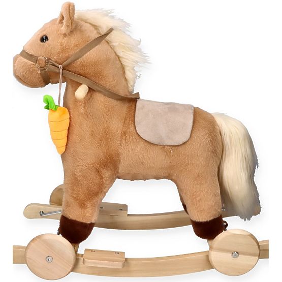 Cheval à bascule avec carotte