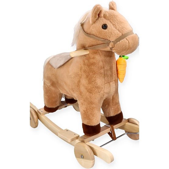Cheval à bascule avec carotte