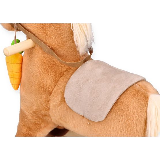 Cheval à bascule avec carotte