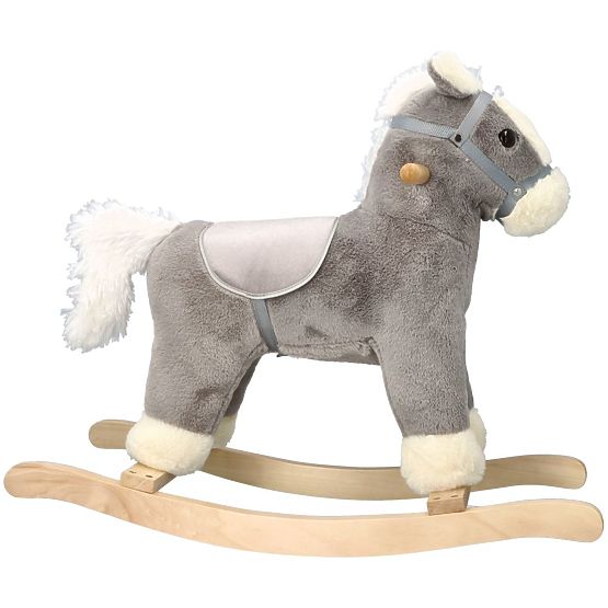 Cheval à bascule en peluche Siwek