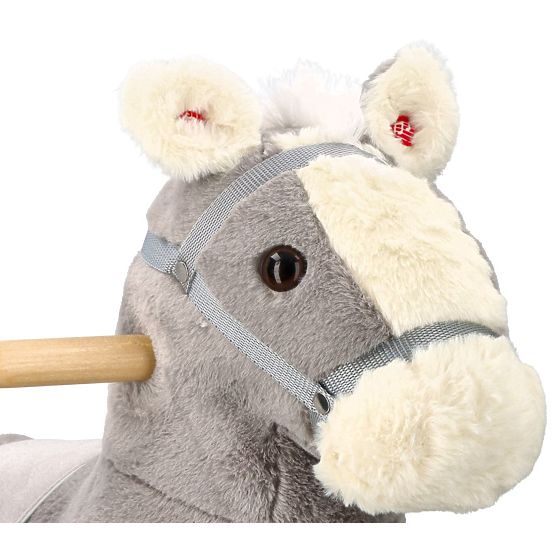 Cheval à bascule en peluche Siwek