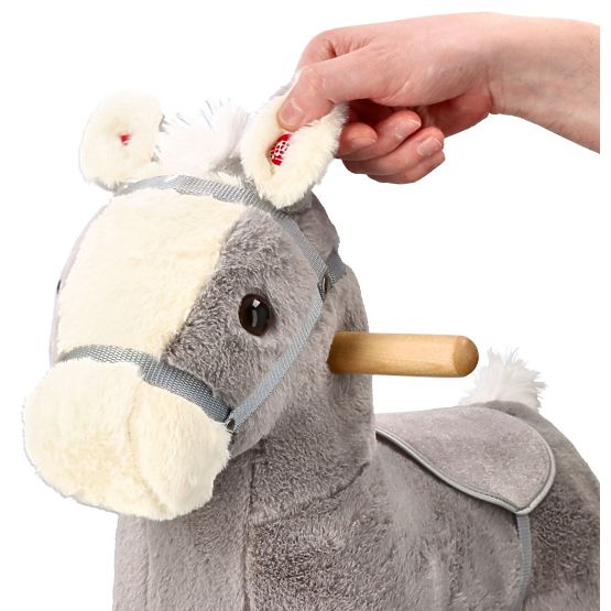 Cheval à bascule en peluche Siwek