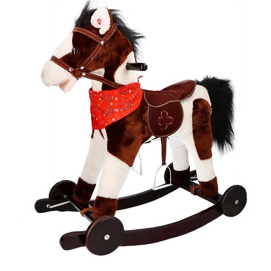 Cheval à bascule interactif Łatek
