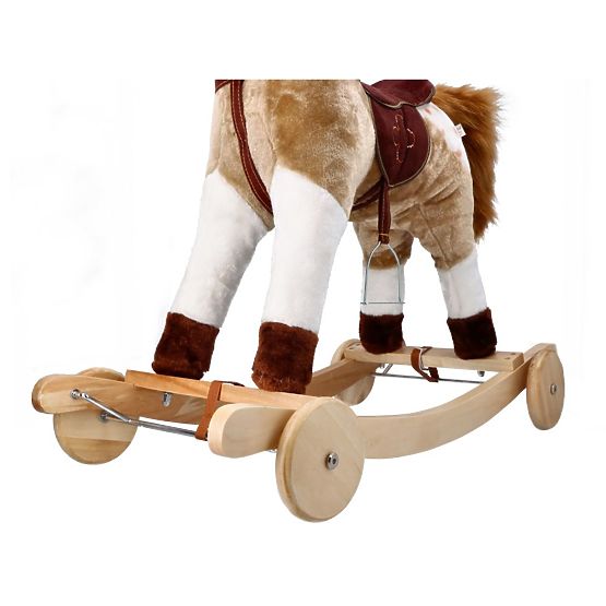 Cheval à bascule Mustang avec roulettes