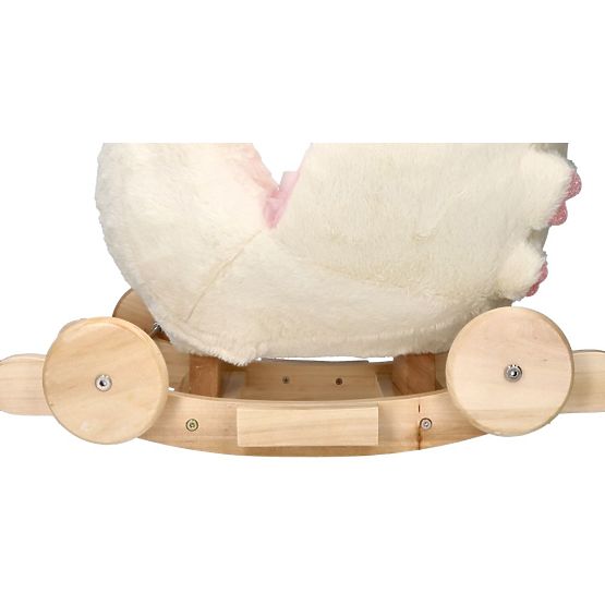 Cheval à bascule Reine des cygnes avec roues