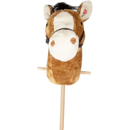 Cheval Nico sur bâton avec roulettes