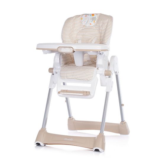 CHIPOLINO Bébé à manger chaise haute Bravo-éléphant beige