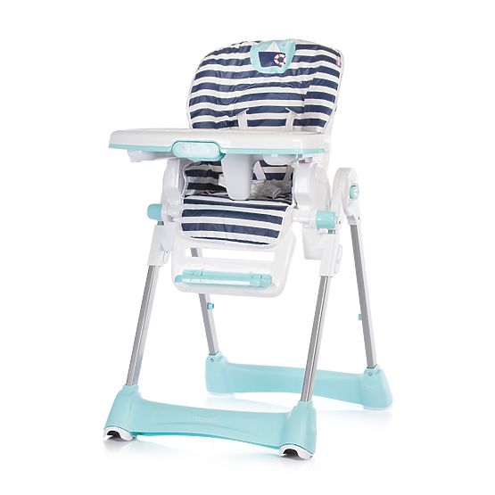 CHIPOLINO Bébé à manger chaise haute Bravo - Marine bateau