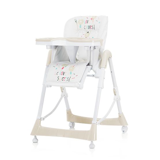 CHIPOLINO Bébé à manger chaise haute Comfort Plus - Creme