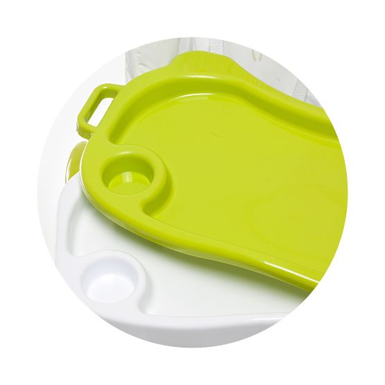 CHIPOLINO Bébé à manger chaise haute Comfort Plus - Creme