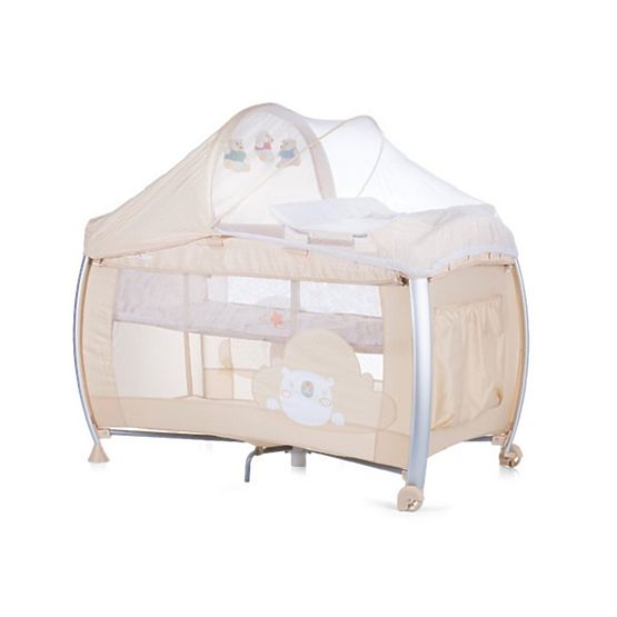 CHIPOLINO Voyage lit bébé Play stylo and lit de bébé Cécil - crème porter