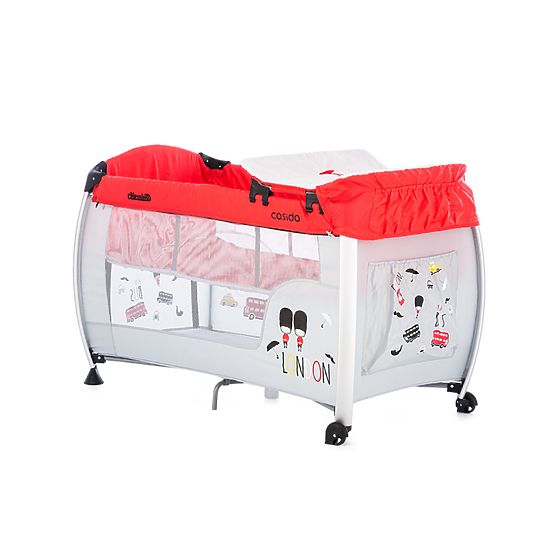 CHIPOLINO Voyage lit bébé Play stylo and lit de bébé Cécil - rouge