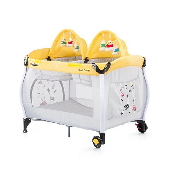 CHIPOLINO Voyage lit bébé Twin étoiles