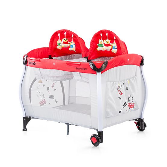 CHIPOLINO Voyage lit bébé Twin étoiles