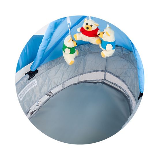 CHIPOLINO Voyage lit bébé Twin étoiles