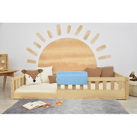 Protecteur de lit Ourbaby - bleu clair
