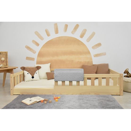 Protecteur de lit Ourbaby - gris clair