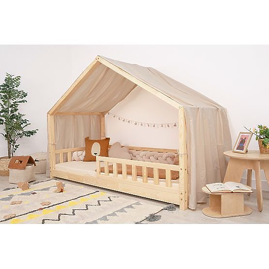 Ciel de lit en mousseline Ourbaby pour lit cabane Leola Hip - toffee