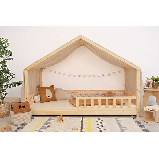 Ciel de lit pour lit cabane Leola Hip - beige