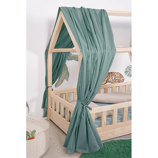 Baldaquin pour lit cabane Tea - vert
