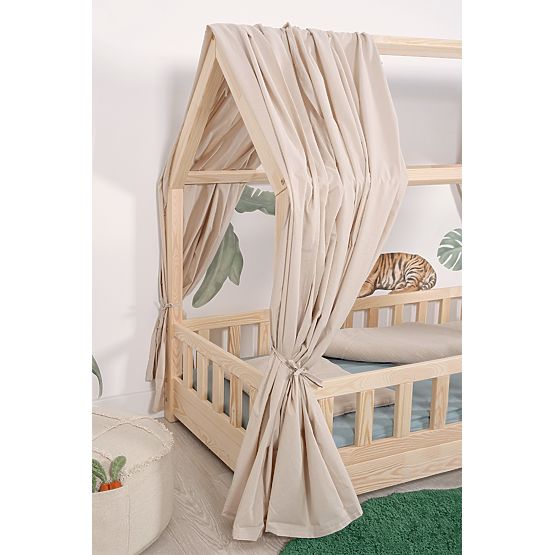 Baldaquin pour lit cabane Tea - beige
