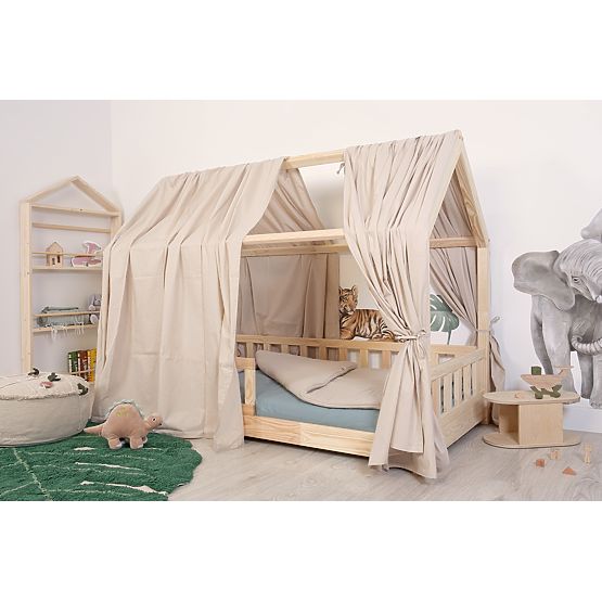 Baldaquin pour lit cabane Tea - beige