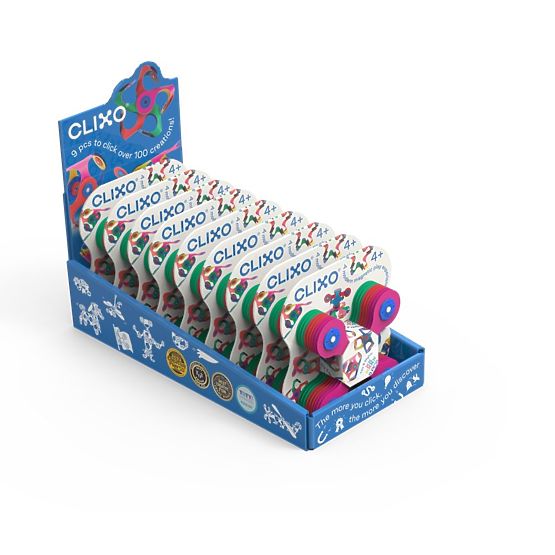 Clixo Designer Pack jeux de construction magnétiques Clixo, Beige