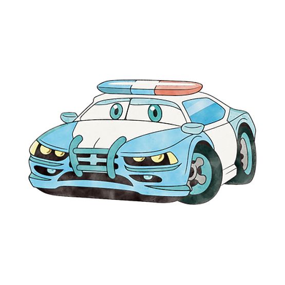 Coffre à jouets Daria blanc avec impression Police