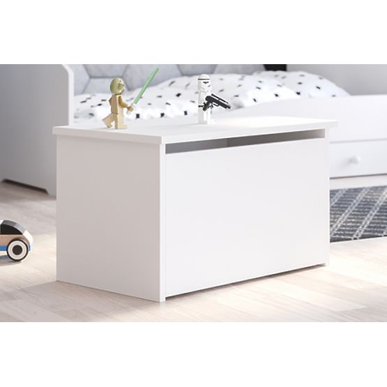 Coffre à jouets Daria blanc