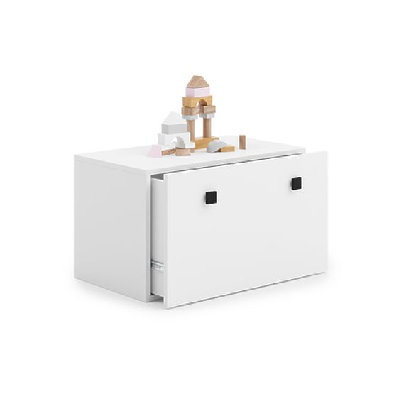 Coffre à jouets Inga - poignée noire