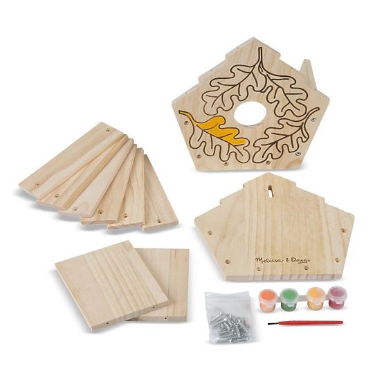 Coffret créatif - nichoir en bois