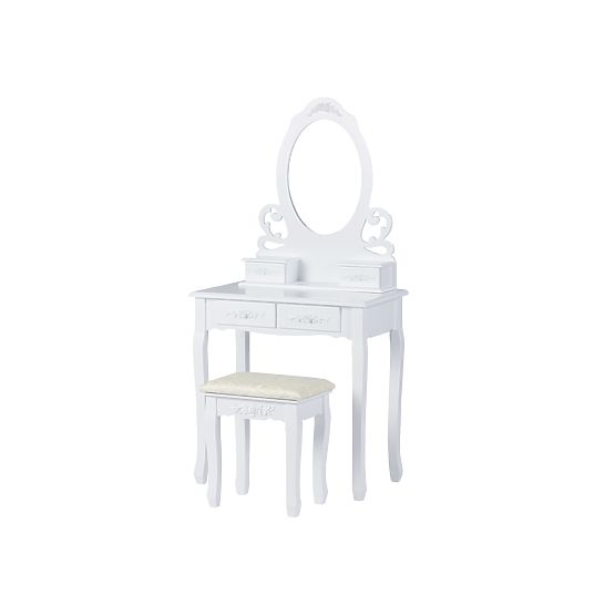 Coiffeuse avec tabouret Chloé