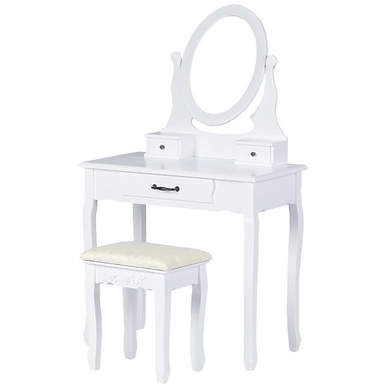 Coiffeuse avec tabouret Elizabeth