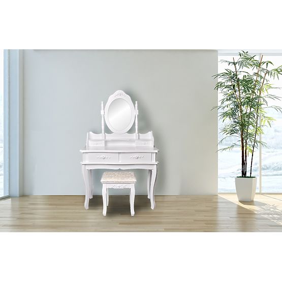 Coiffeuse avec tabouret Lena